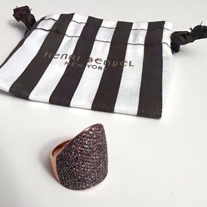 Henri Bendel ring with dust bag